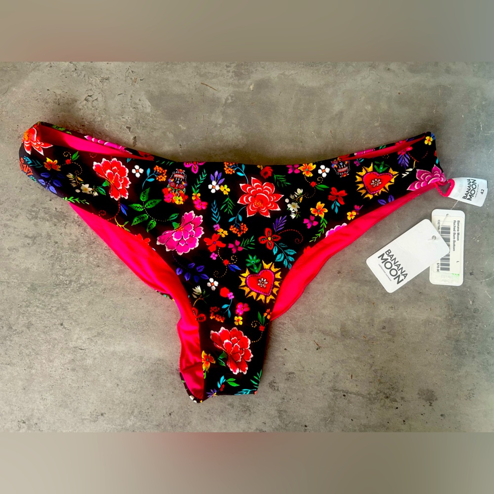 Banana Moon Ruched Bum Bathing Suit Bottoms